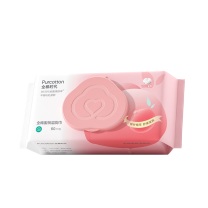 全棉时代 PURCOTTON 全棉蜜桃湿厕巾 PPC24700007 150mm*190mm 60抽/包