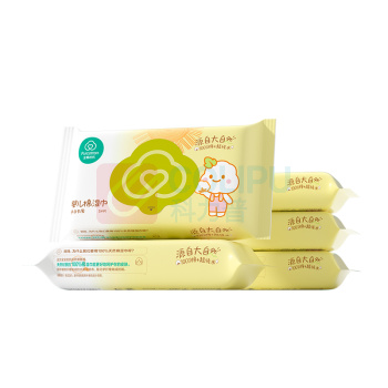 全棉时代 PURCOTTON 婴儿棉湿巾 PPB24700006 150mm*200mm 20抽/包 5包/提