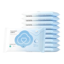 全棉时代 PURCOTTON 全棉纯水湿巾 PPC24700016 150mmX178mm 10片/包 10包/提