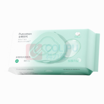 全棉时代 PURCOTTON 全棉纯水湿厕巾 PPC24700004 150mmx190mm 60片/包