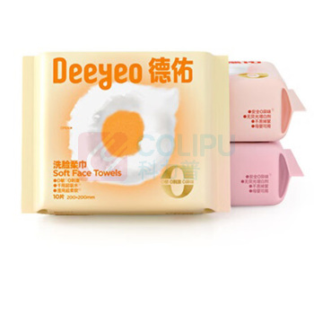 德佑 云朵抽取式珍珠纹洗脸巾 50片 1包