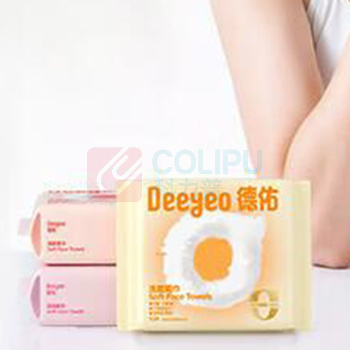 德佑 云朵便携式珍珠纹洗脸巾 10片 3包