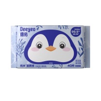 德佑 DEEYEO 企鹅纯水湿厕纸 40片/包