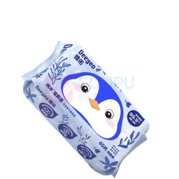 德佑 DEEYEO 企鹅纯水湿厕纸 40片/包