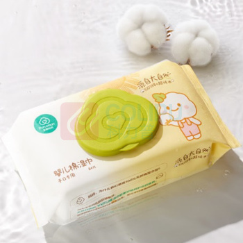 全棉时代 PURCOTTON 婴儿棉湿巾 4367250 200mm*150mm 80抽/包