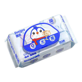 德佑 DEEYEO 德佑德佑湿厕纸洁厕湿纸巾家庭装温和杀菌不刺激擦屁屁专用 2001DYFP147 70抽 4包