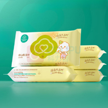 全棉时代 PURCOTTON 婴儿棉湿巾 150*200mm 20片/包 5包/提