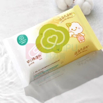 全棉时代 PURCOTTON 婴儿棉湿巾 150*200mm 20片/包 5包/提