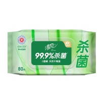 清风 御本草系列杀菌湿巾 BWB80Y1/BWB80Y2/BWB80YZ/BWB80YZ1 160mm*200mm 80片/包 12包/箱