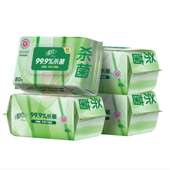 清风 杀菌湿巾 80片
