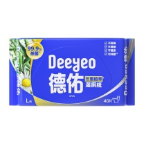 德佑 DEEYEO 三重植萃湿厕纸 200mm*40mm 40片/包