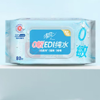 清风 湿巾 80片/包