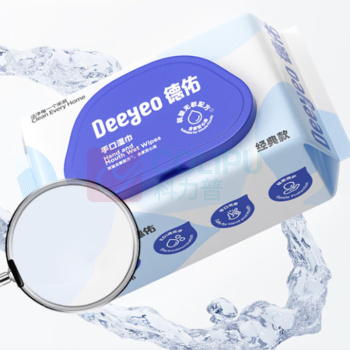 德佑 DEEYEO EDI纯水湿巾 185*140mm 80抽/包 10包/件