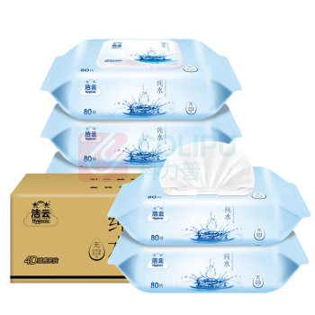 洁云 Hygienix EDI纯水湿巾 H182023 150*180mm 80抽/包 5包/件