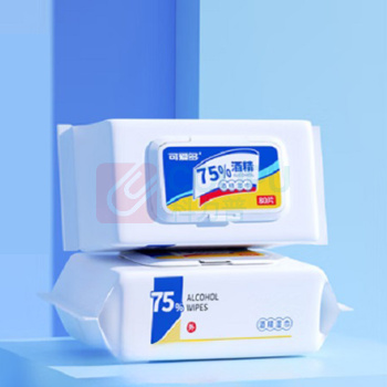 可爱多 75%酒精湿巾 3ZDS-WG8029 150mm*180mm 80抽/包 10包/组