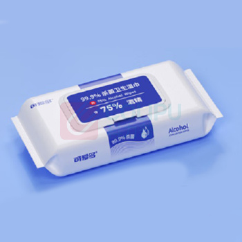 可爱多 75%酒精湿巾 DS-KG4001 150mm*180mm 40抽/包 8包/组 72包/箱 单次3箱起订