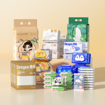 德佑 DEEYEO 经典湿巾湿厕纸绵柔巾洗脸巾一次性浴巾乳霜纸套装 61包/箱