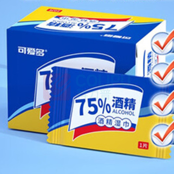 可爱多 75%酒精湿巾 KD2002 140x180mm20片独立包装