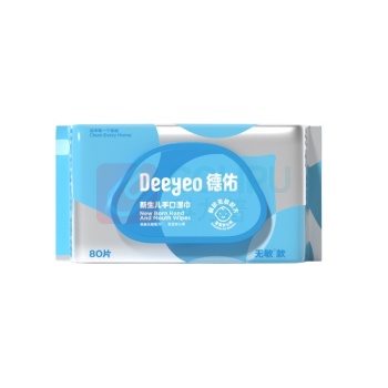 德佑 DEEYEO 婴儿手口湿巾 80片/包 特通专供