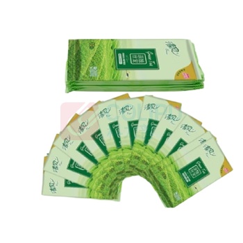 清风 茶臻湿巾 BWAG10/BWAG102 10片/包 60包/箱 单片独立装
