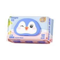 德佑 DEEYEO 婴童湿厕纸 10011054 190mm*140mm 80抽/包 6包/组