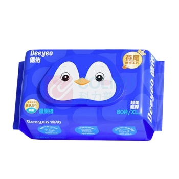 德佑 DEEYEO 湿厕纸 10011466 80抽/包 6包/箱 经典款
