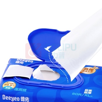 德佑 DEEYEO 湿厕纸 10011466 80抽/包 6包/箱 经典款