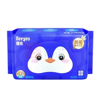 德佑 DEEYEO 湿厕纸 10011466 80抽/包 6包/箱 经典款