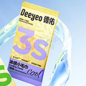 德佑 DEEYEO 超大超厚凉感毛巾 200*600mm 3条装/组 (不焦绿)