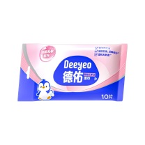 德佑 DEEYEO 婴幼儿手口湿巾 10020666R10 10片/包 10包/组