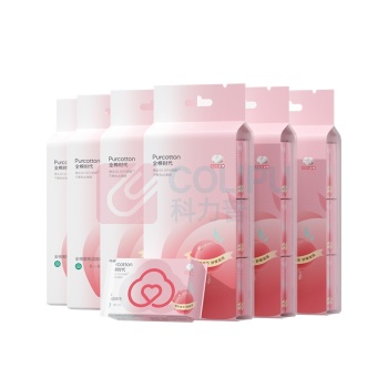 全棉时代 PURCOTTON 蜜桃Mini湿厕纸 802-059041 190mmx150mm 6片/包 6包/袋 6袋/组