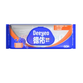 德佑 DEEYEO 厨房湿巾 10020711 250*200mm 60片/包