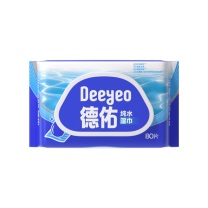 德佑 DEEYEO 纯水湿巾 10020708R03 140*185mm 80片/包 3包/组