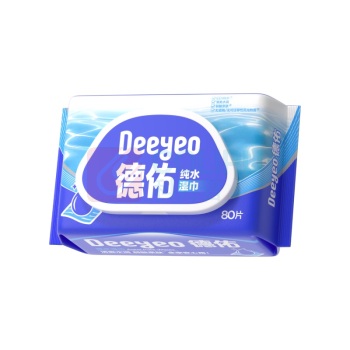 德佑 DEEYEO 纯水湿巾 10020708R03 140*185mm 80片/包 3包/组