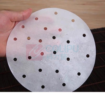 容泰 一次性蒸笼硅油纸 高级硅油包底纸 直径26cm 100张/包