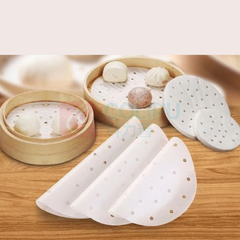 容泰 一次性蒸笼硅油纸 高级硅油包底纸 直径26cm 100张/包