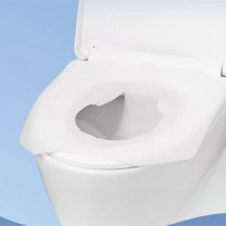 欣沁 一次性马桶垫纸 DZ-0828 适用公共马桶 200张/盒 25盒/箱 原木浆 溶水隔菌