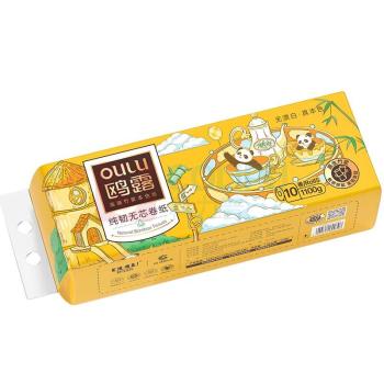 鸥露 有芯卷纸 原生竹浆 150g/卷 4层 10卷/提