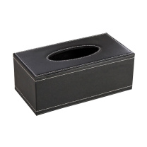 蓓尔蓝 皮质纸巾盒 FW2255 (黑色)