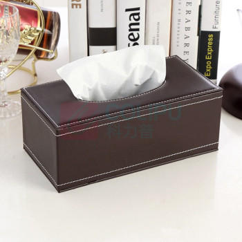 蓓尔蓝 皮质纸巾盒 FW2255 (黑色)