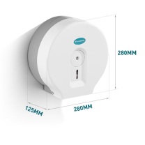 莫顿 MODUN 免打孔款大卷纸纸架 不带手机支架 M-5826 280*280*125mm (白色)