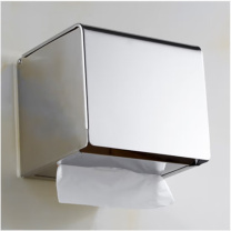 杜克恩 纸巾盒 DKECZH-002 不锈钢 120mm*115mm*125mm (银色)