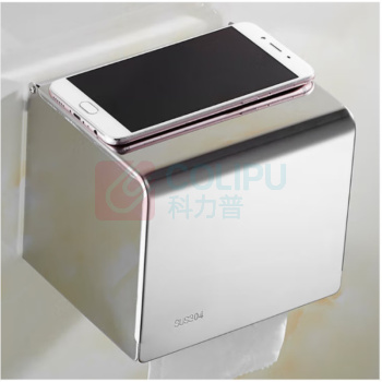 杜克恩 纸巾盒 DKECZH-002 不锈钢 120mm*115mm*125mm (银色)