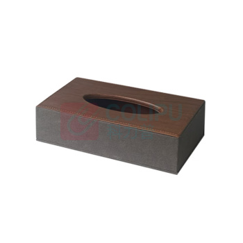 杜克恩 纸巾盒 DKECZH-001 长方形 平纹皮质 200mm*120mm*60mm (黑色)