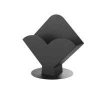 璐克斯 心形纸巾卡座(铁/烤漆) 10.8*15cm 货期27天