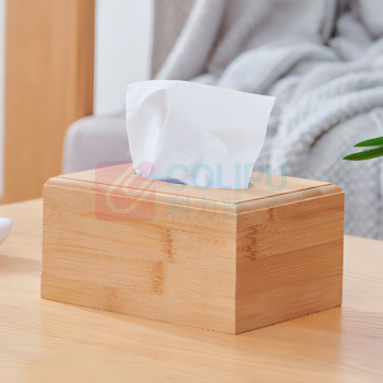 侑家良品 纸巾盒 16.5*12*8.5cm 实木纸抽盒子 