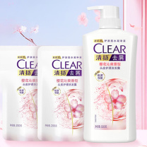 清扬 CLEAR 洗发水 樱花 500g+200g*2