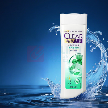 清扬 CLEAR 去屑头皮护理洗发露 冰爽薄荷净透型 400G 12瓶/箱