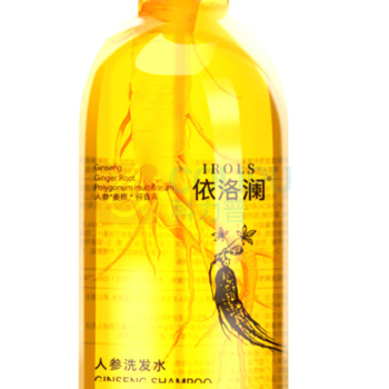 依洛澜 洗发水 人参 400ml (黄色) 24瓶/箱