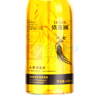 依洛澜 洗发水 人参 400ml (黄色) 24瓶/箱